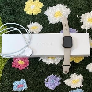 Apple Smartwatch - Silver and White